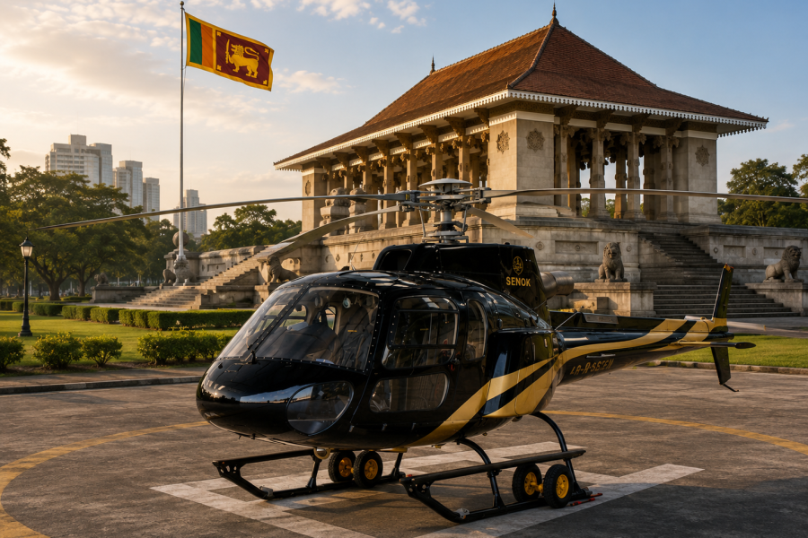 Helicopter Transfers – Fast, Exclusive & Scenic Travel in Sri Lanka